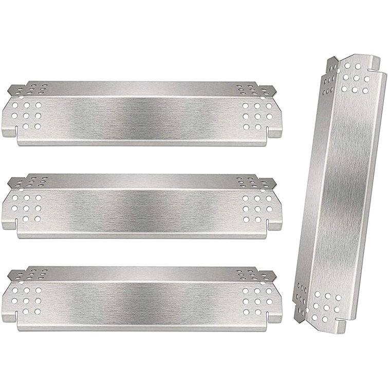 Quickflame Heat Plates For Nexgrill 7200830H, 7200864, 7200864M Gas Grill, Stainless Steel